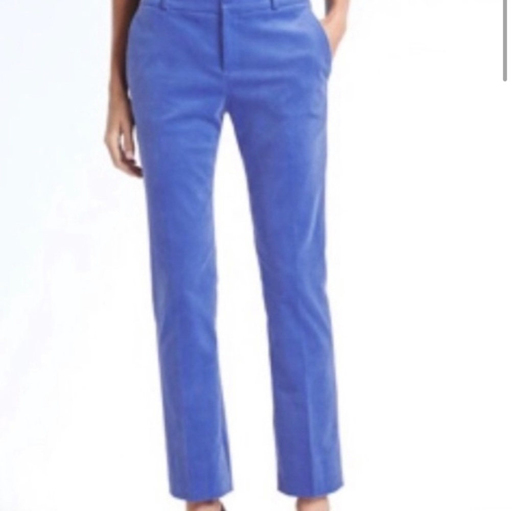 Women’s Banana Republic Blue Corduroy Ryan Pants Size 4